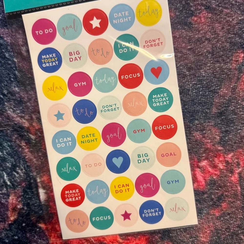 💜 My Infinite Agenda Planner Sticker Sheets - NWT